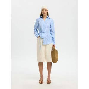 Selected Femme Helga Tie Front Shirt